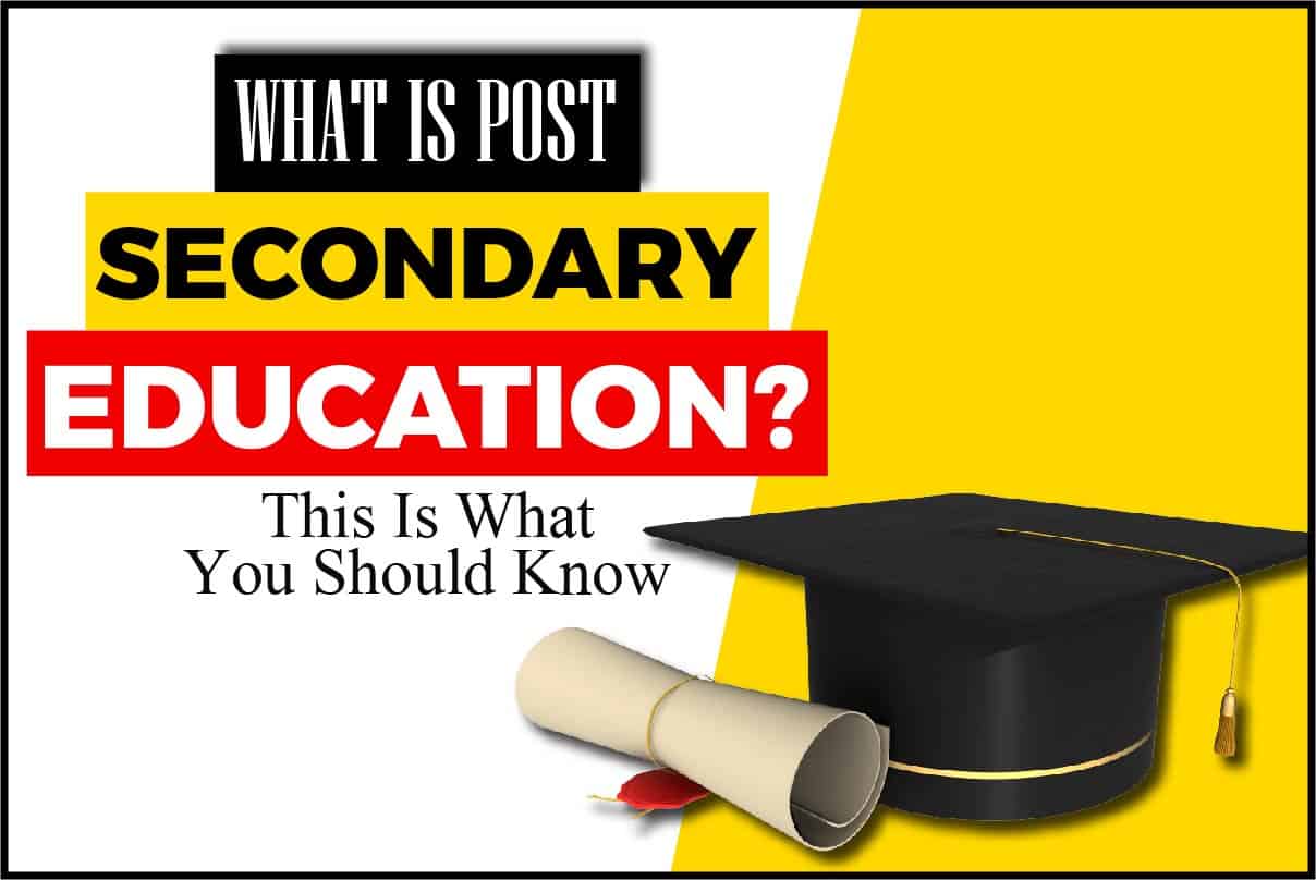 post secondary education used in a sentence