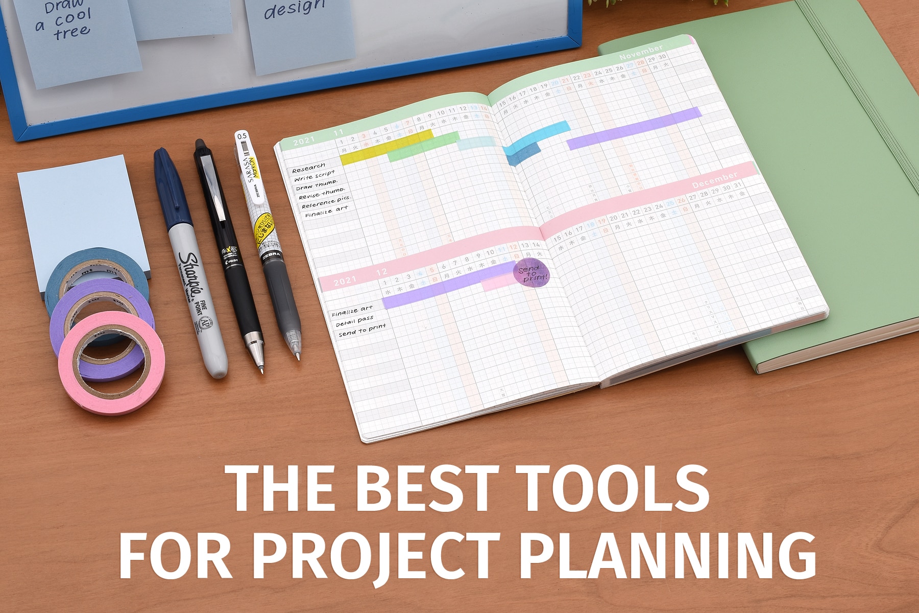 Image of a planner and pen, emphasizing the importance of time management