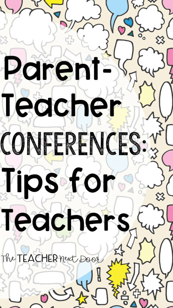 Parents and teachers at a conference