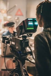 Child Actor in Front of a Camera